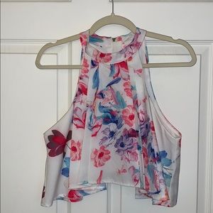 L’atiste Floral crop top